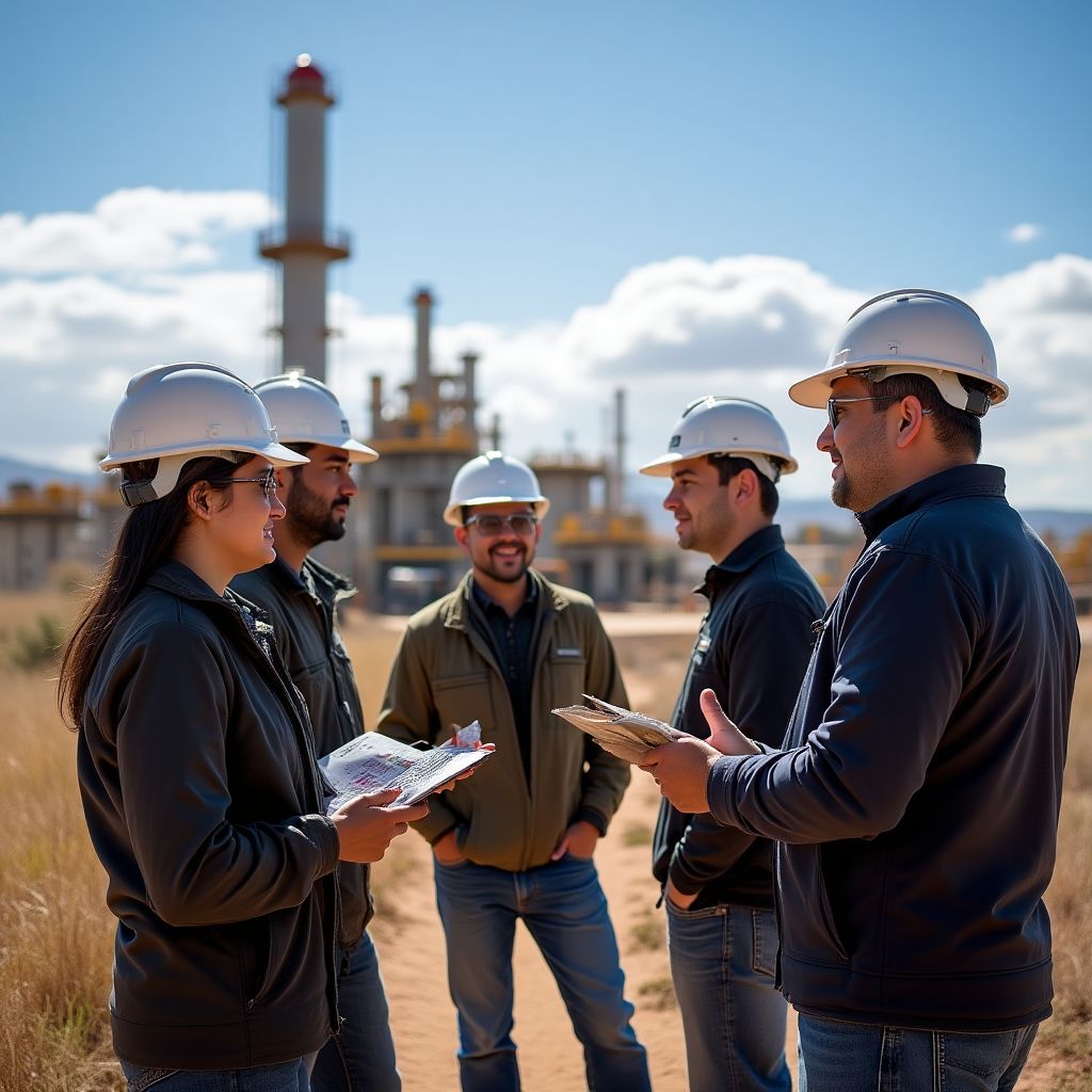 Visita técnica instalaciones petroleras